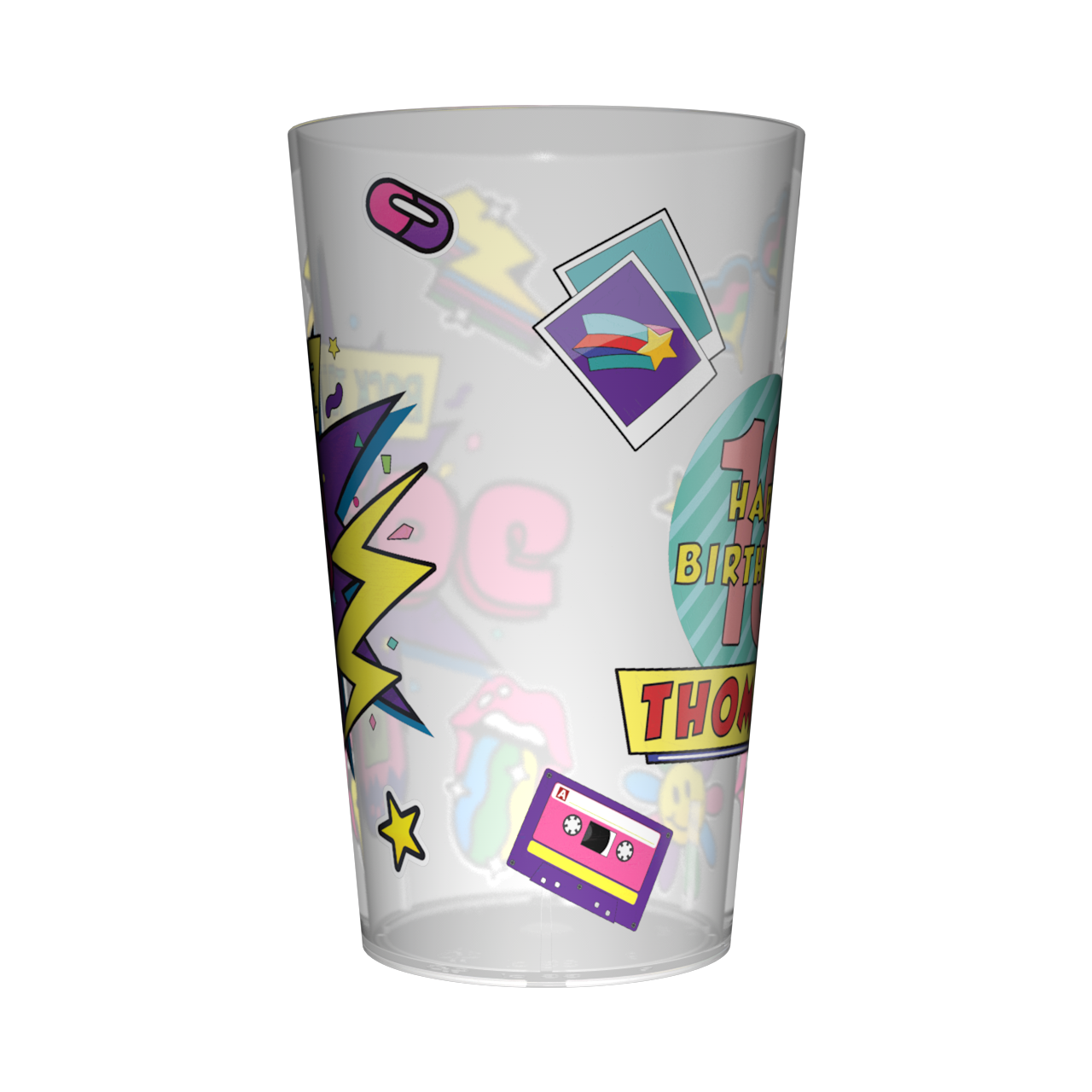 Gobelet personnalisé Soirée Back to the 90's 4