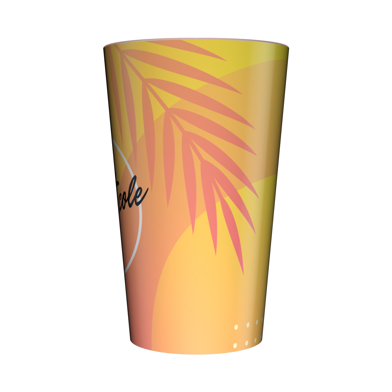 Gobelet personnalisé Week-end Intégration Soleil 3