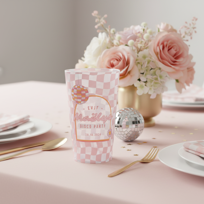 gobelet personnalise evjf ambiance disco