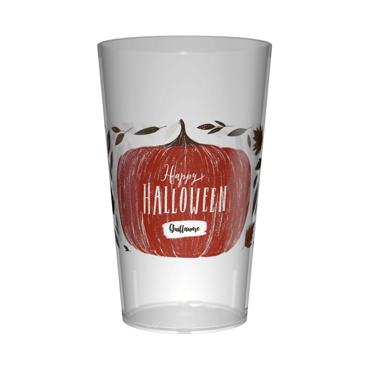 Gobelet personnalisé Halloween Potiron