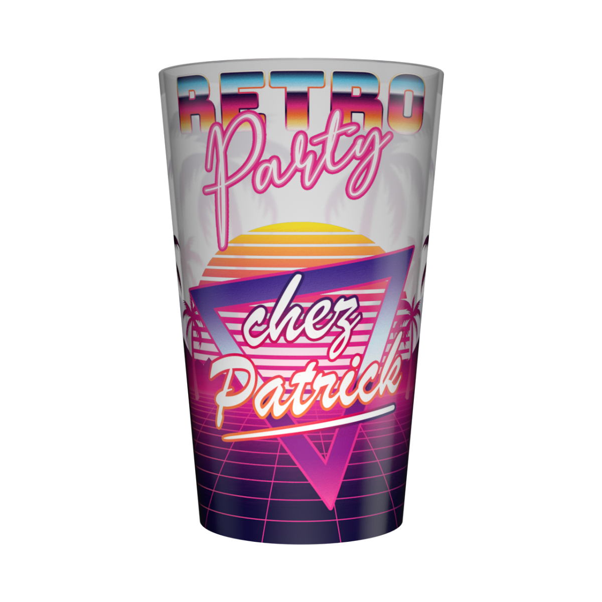 Gobelet personnalisé Soirée Retro Party