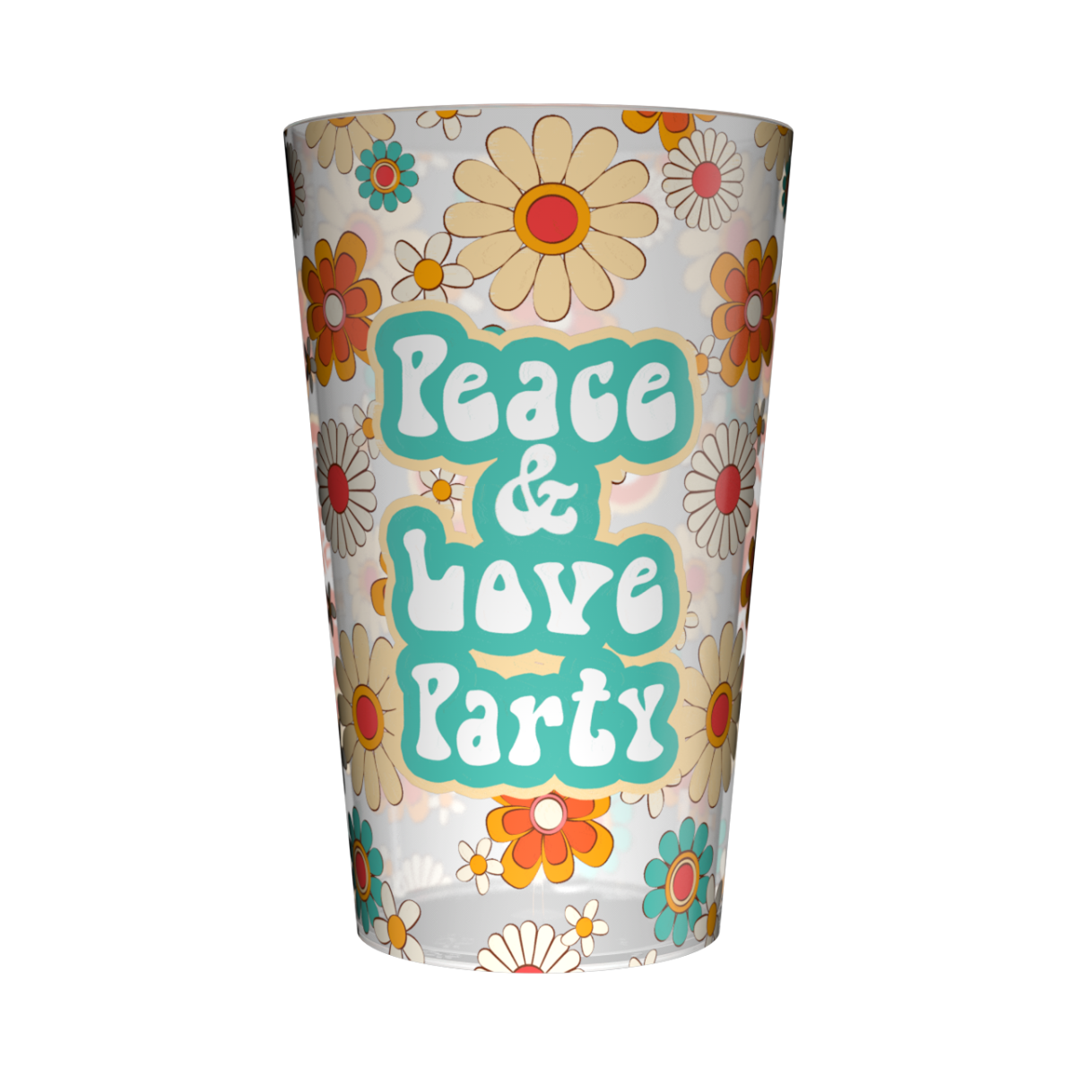 Gobelet personnalisé Soirée Peace & Love