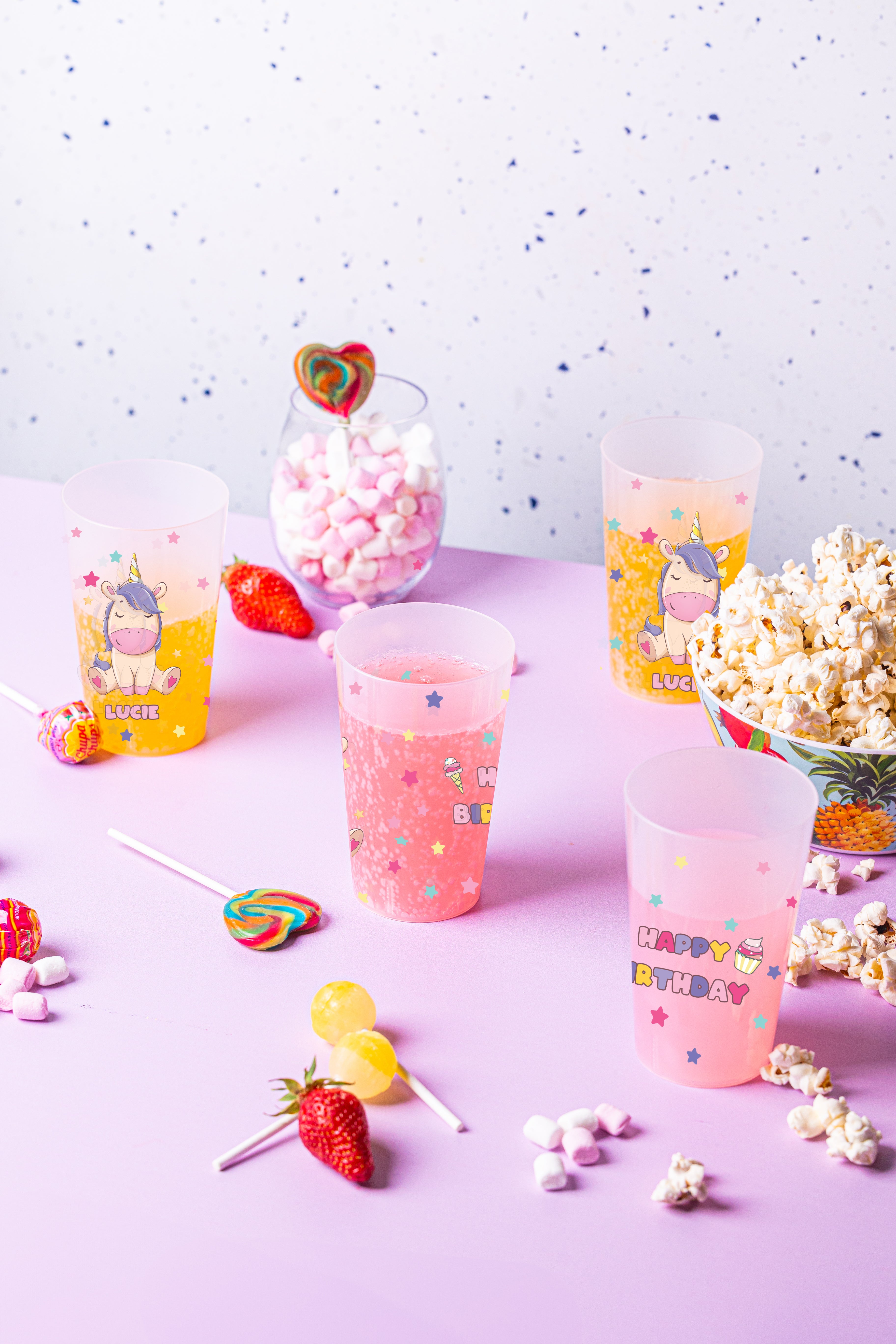 gobelets personnalisés anniversaire enfant