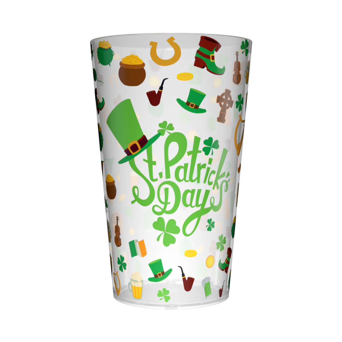 Gobelet personnalisé Saint-Patrick Vert