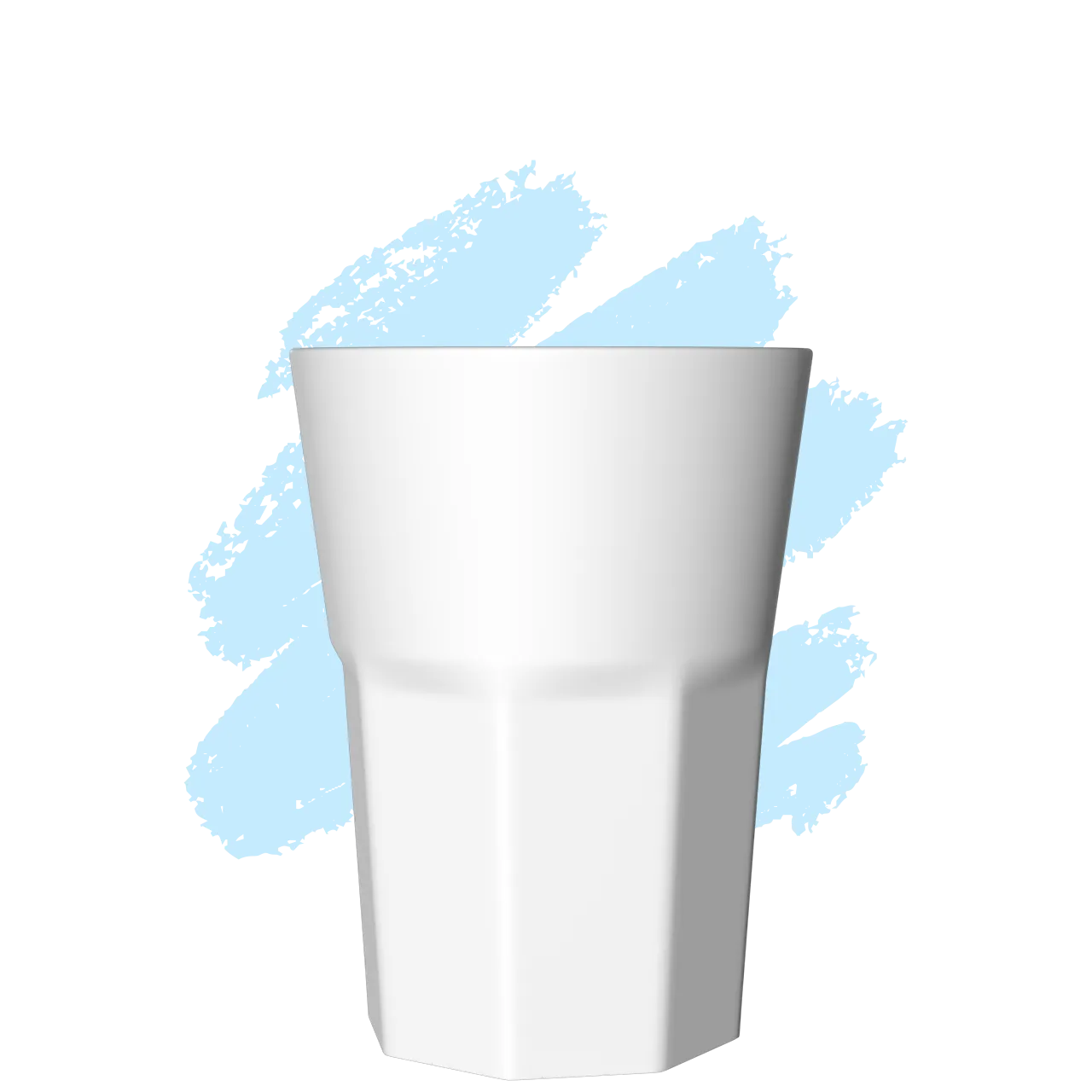 Verre à Mojito personnalisé blanc