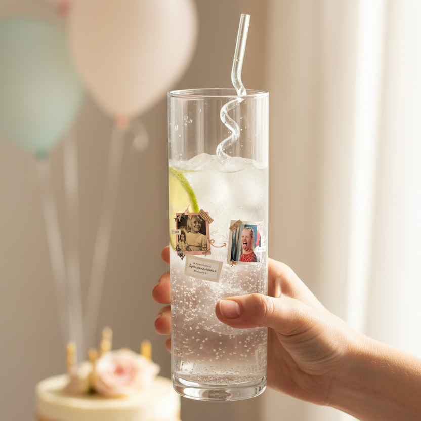 verre tube personnalise anniversaire 2 photos ambiance