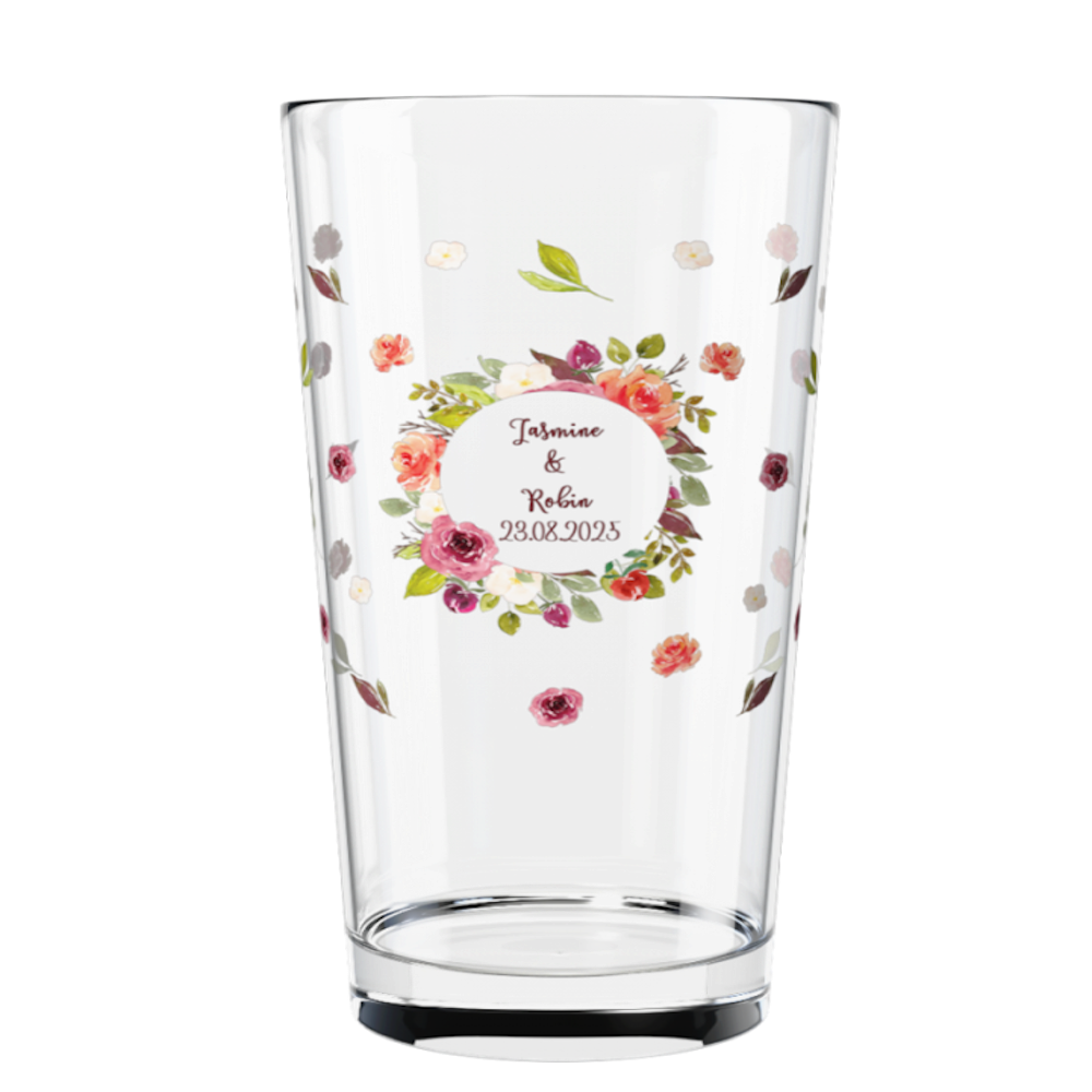 verre bière personnalisé mariage