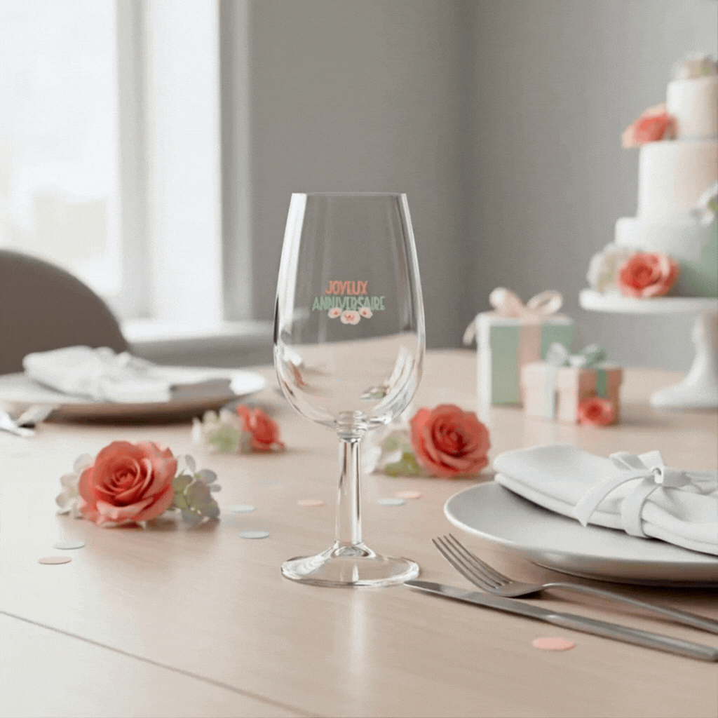 verre à vin inao personnalise ambiance