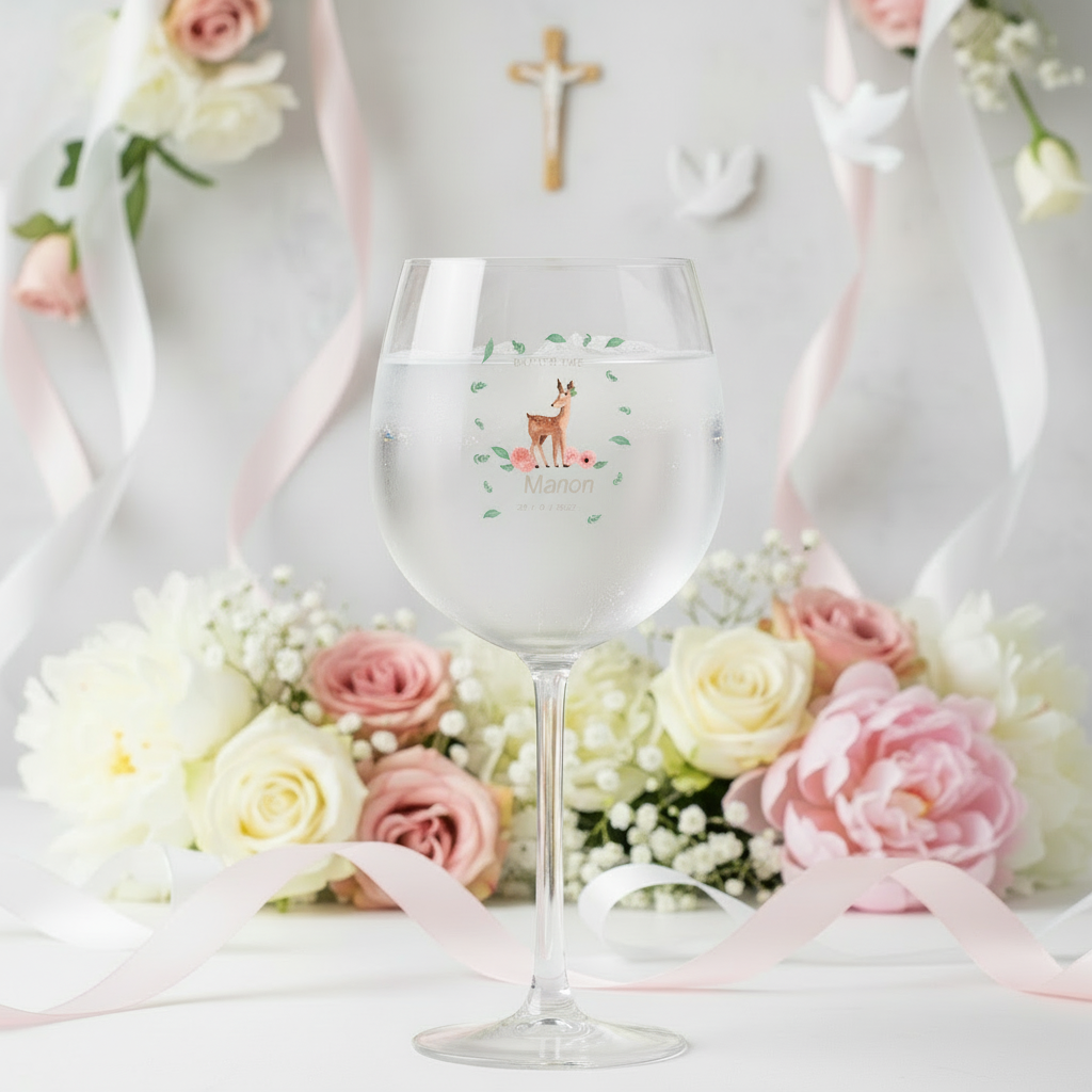 verre piscine bapteme faon ambiance