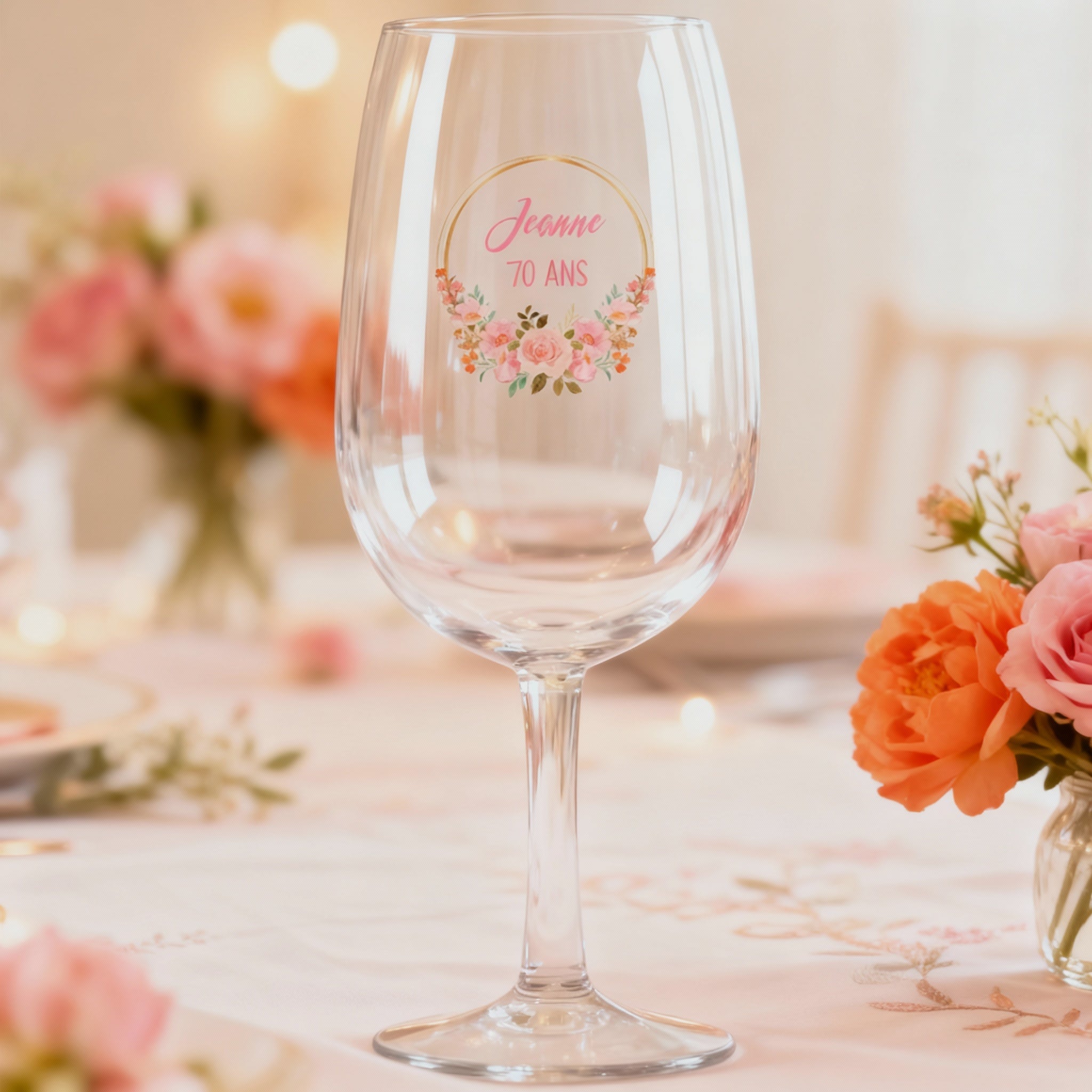 verre à vin personnalise anniversaire