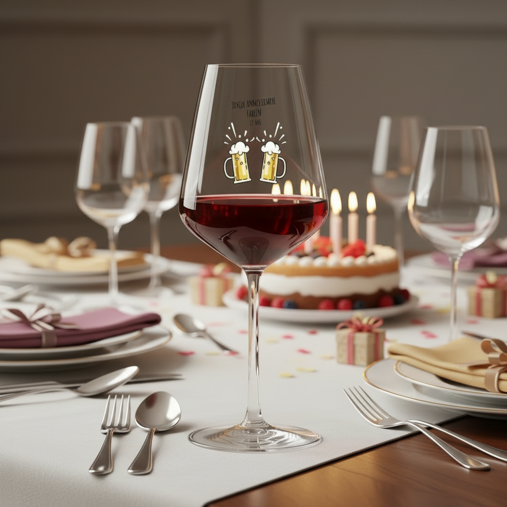 verre à vin cabernet anniversaire bière