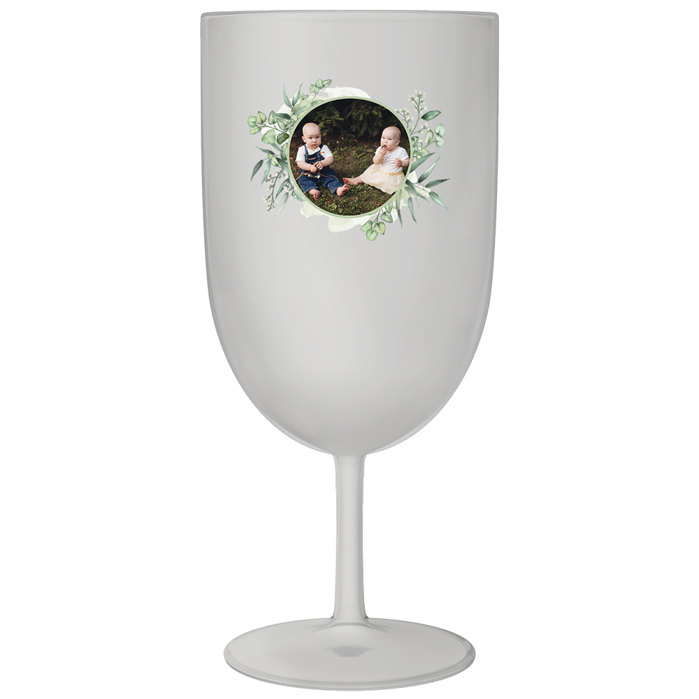 Verre à vin personnalisé en plastique