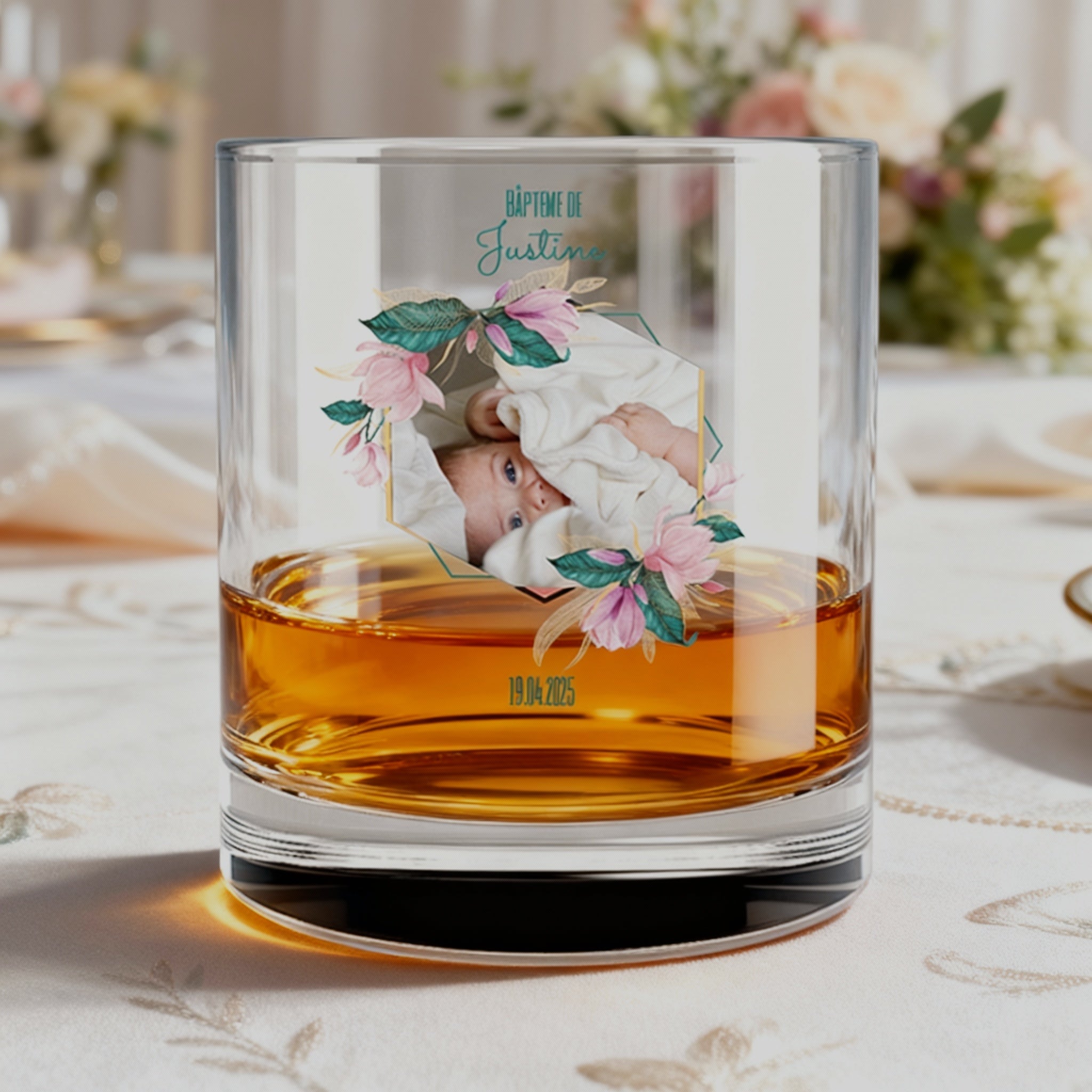 verre whisky personnalisé bapteme