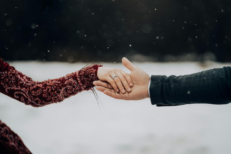 mariage en hiver