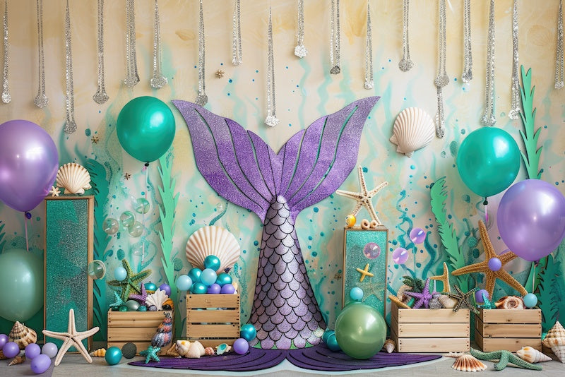 décoration d'anniversaire ariel la petite sirène