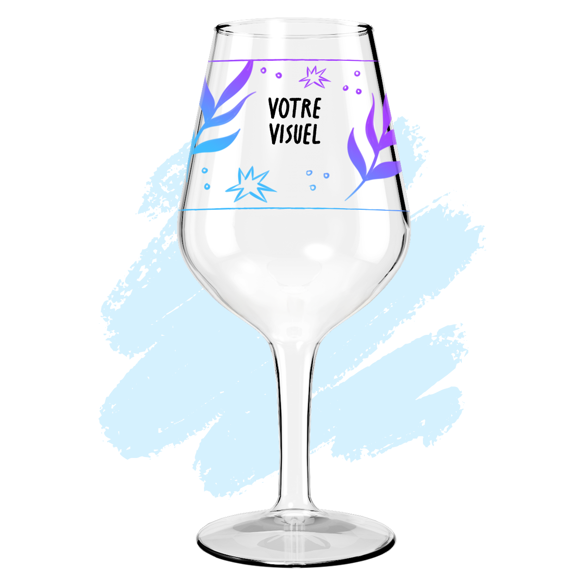 verre vin cabernet incassable personnalisé