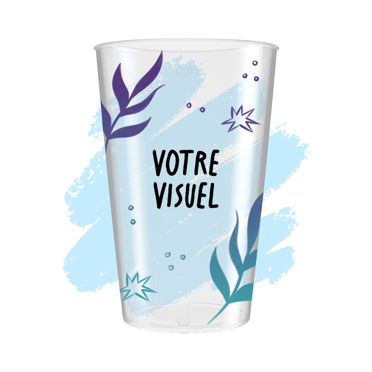 gobelet 50 cl pinte personnalisé