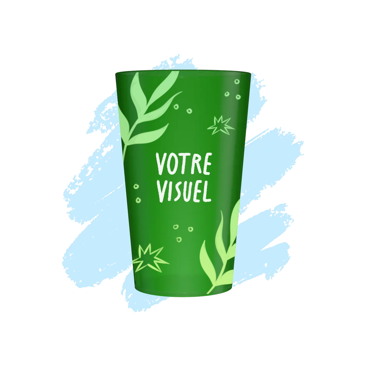 gobelet personnalisé vert