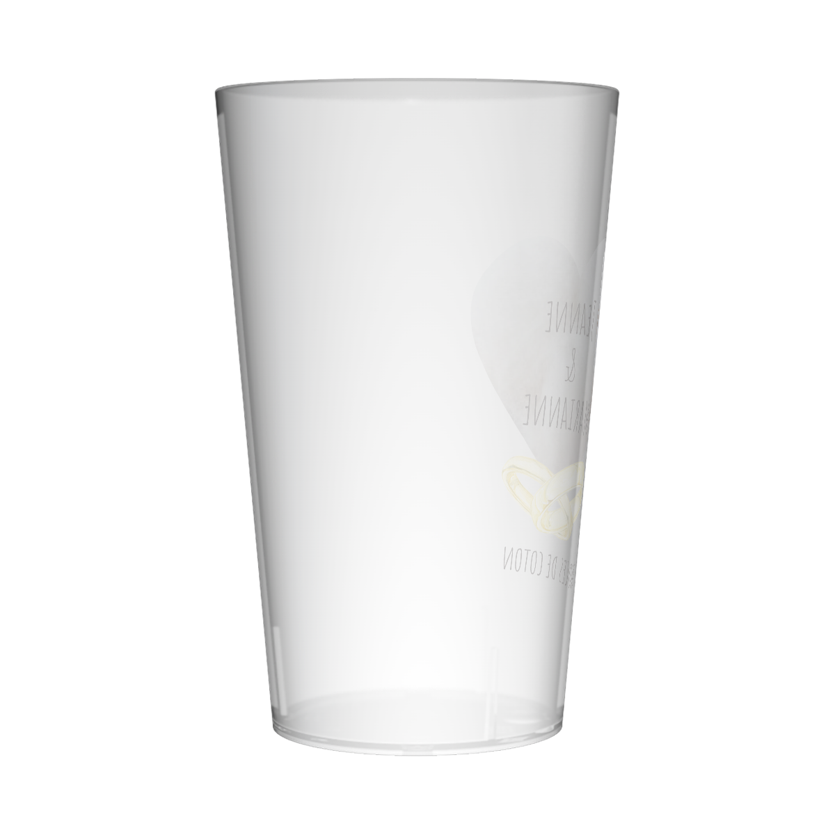 Gobelet personnalisé Noces de coton 2