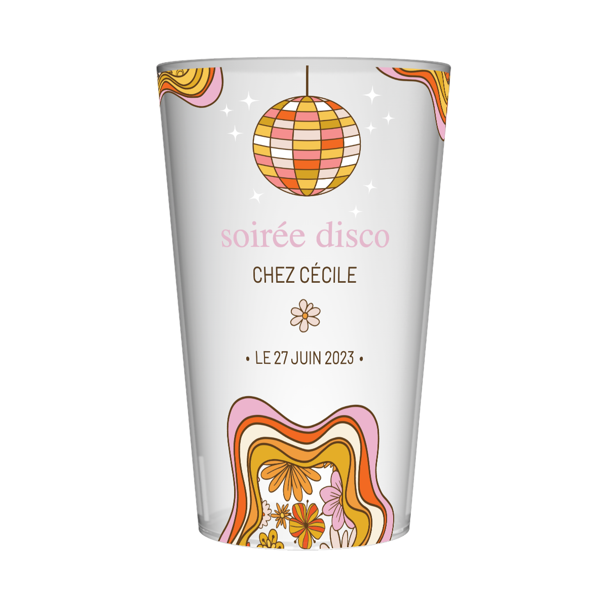 Gobelet personnalisé Soirée 80's