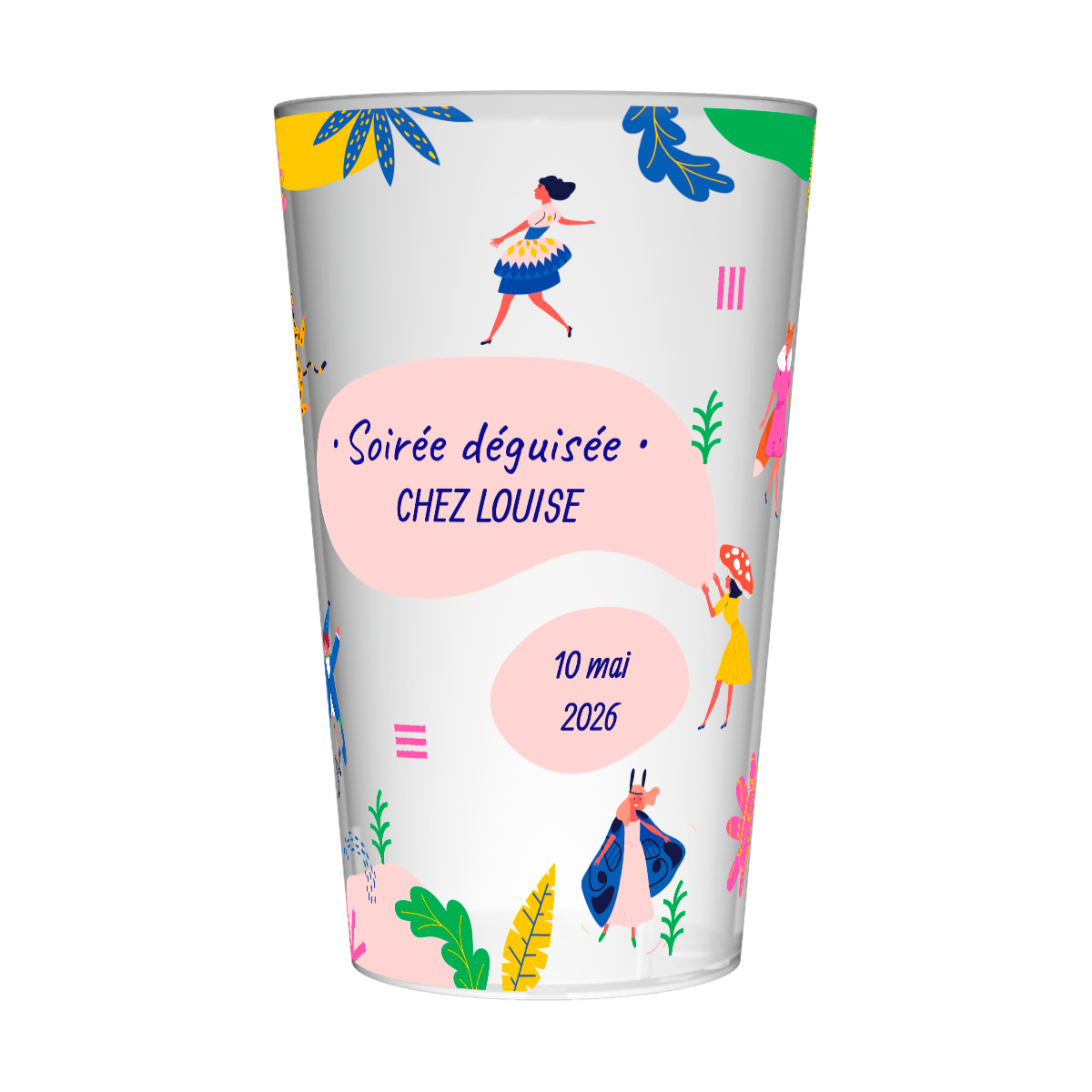 Gobelet personnalisé Soirée Costume