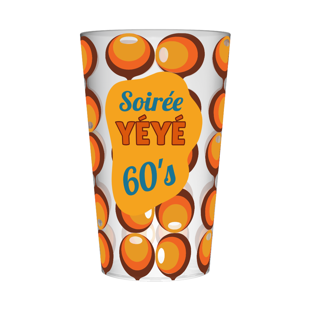 Gobelet personnalisé Soirée Yéyé