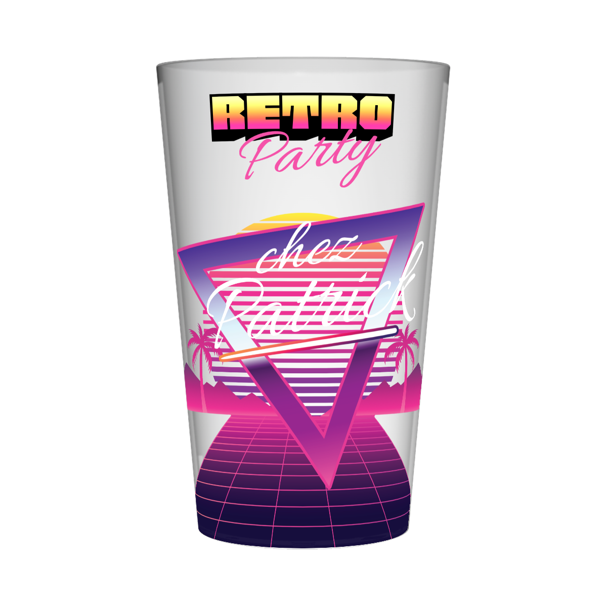 Gobelet personnalisé Soirée Retro Party