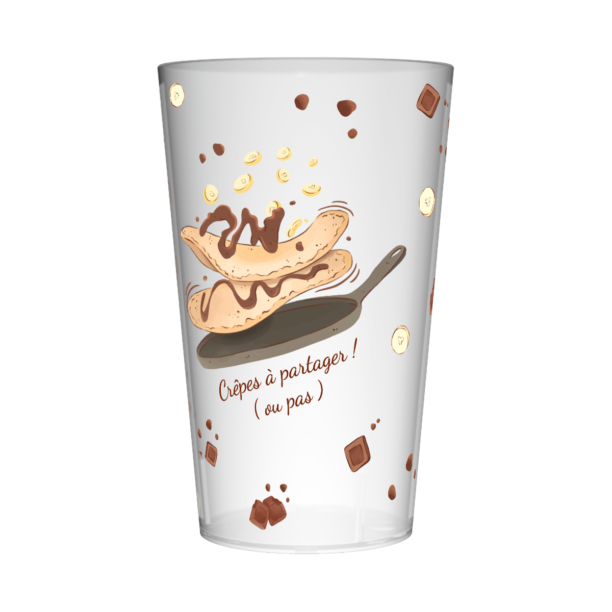 Gobelet personnalisé Soirée Crêpe Party
