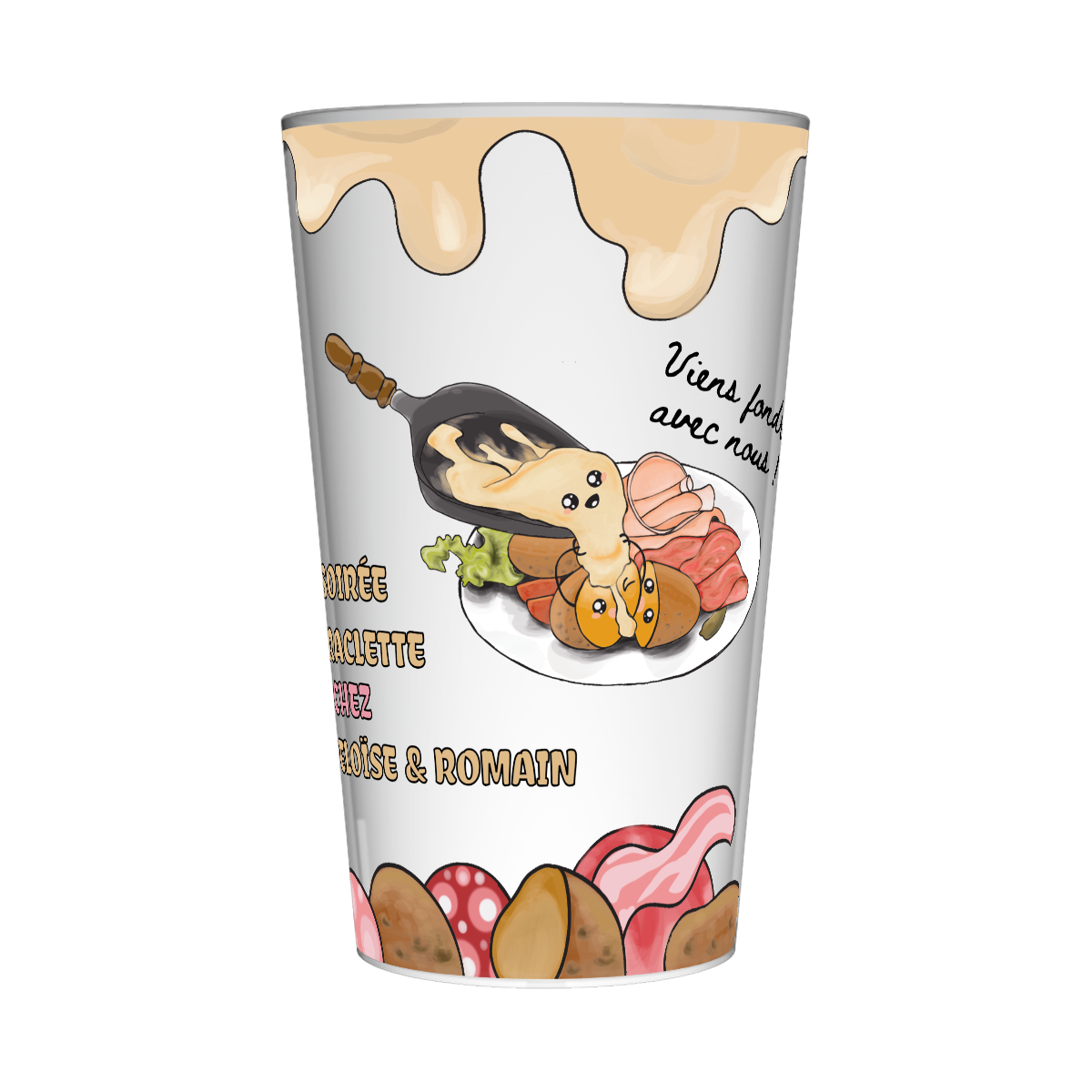 Gobelet personnalisé Soirée Raclette Party