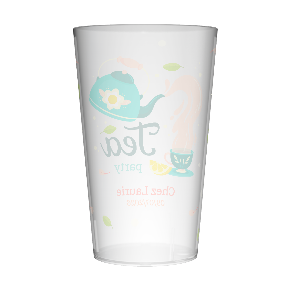 Gobelet personnalisé Soirée Tea Party 4