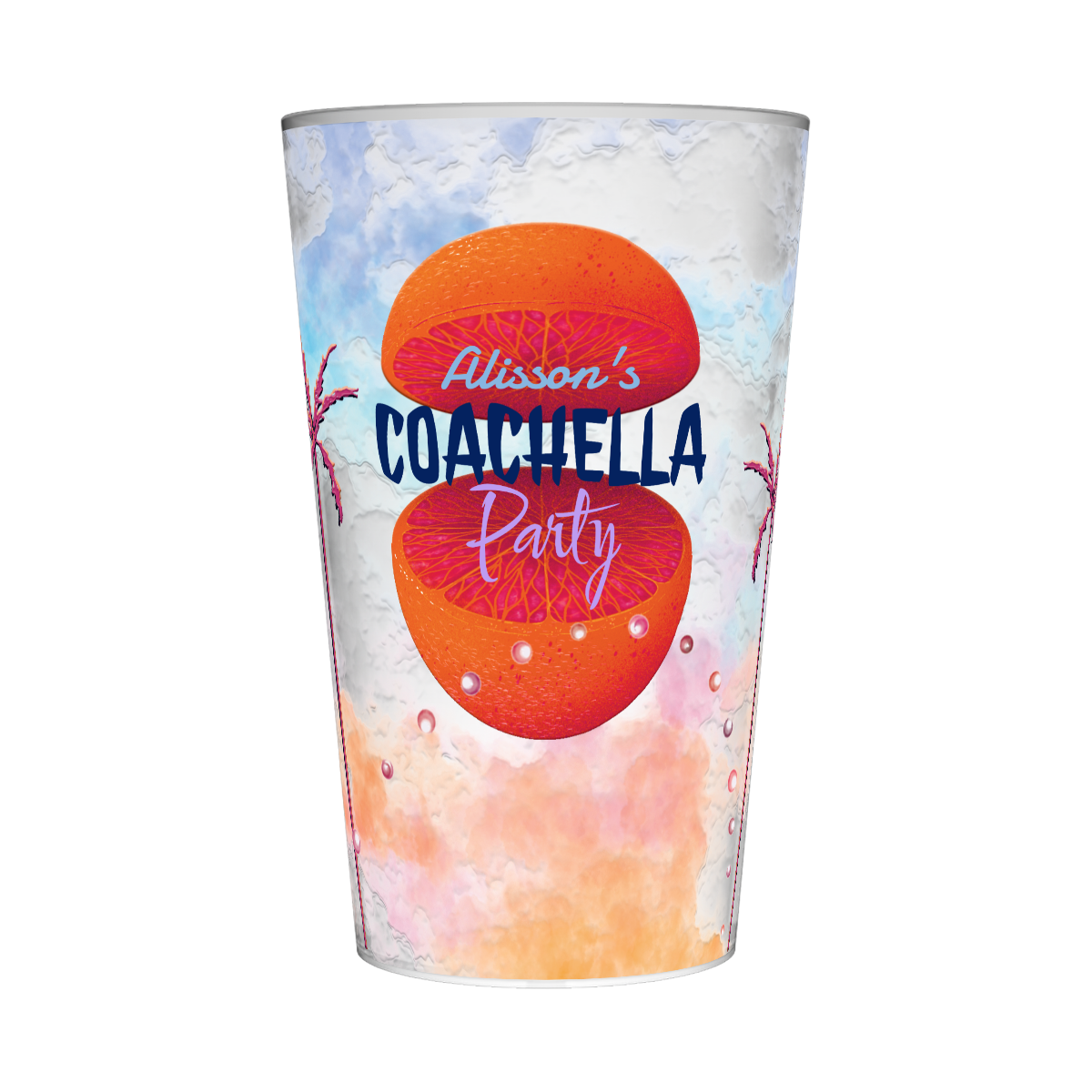 Gobelet personnalisé Soirée Coachella