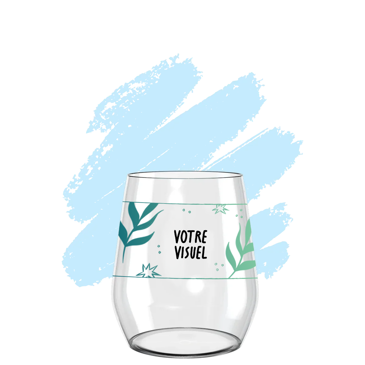 verres eau verre personnalisé