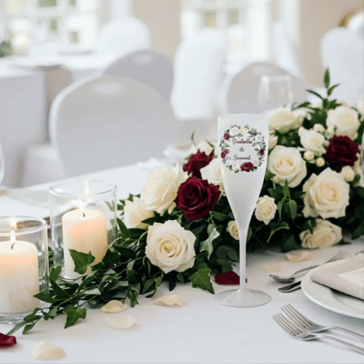 Flûte à champagne personnalisée Events