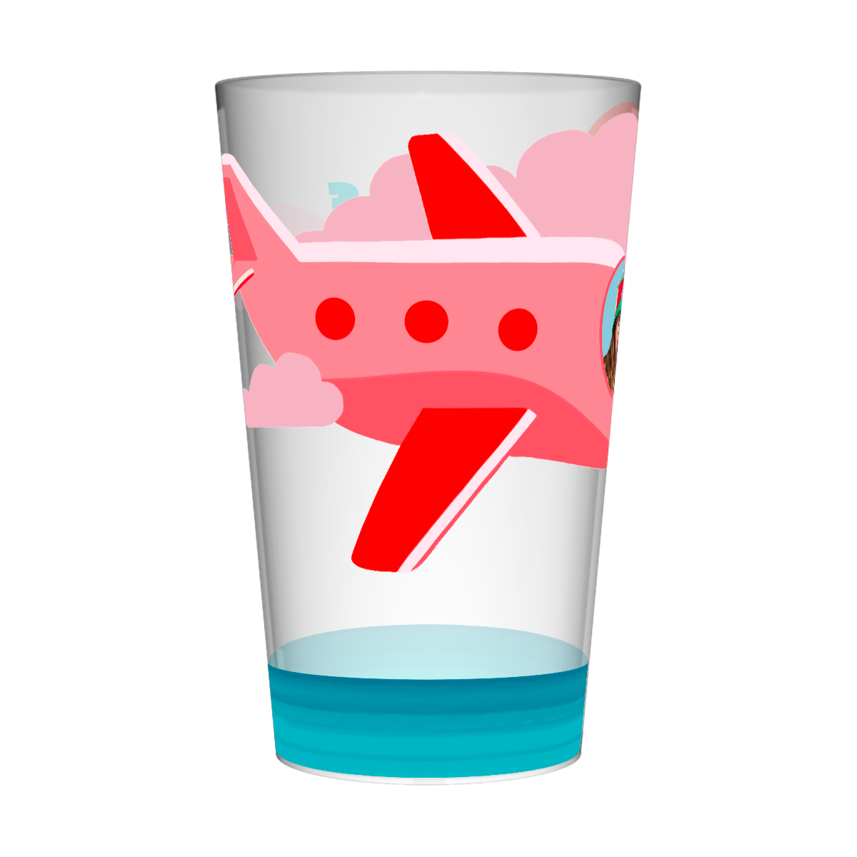 Gobelet personnalisé EVJF Photo & Avion 3