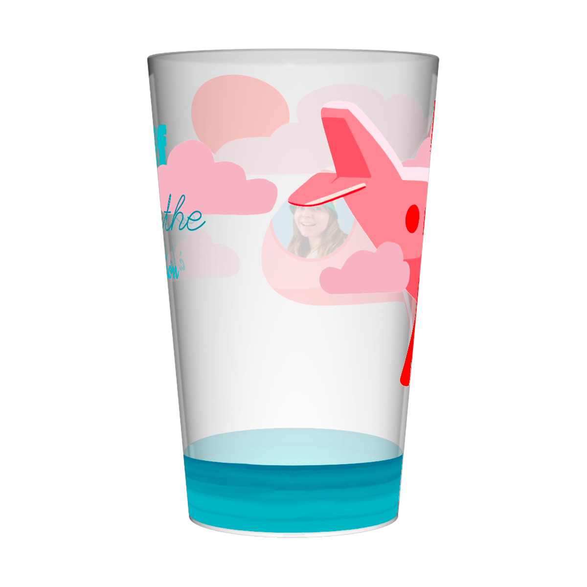 Gobelet personnalisé EVJF Photo & Avion 2