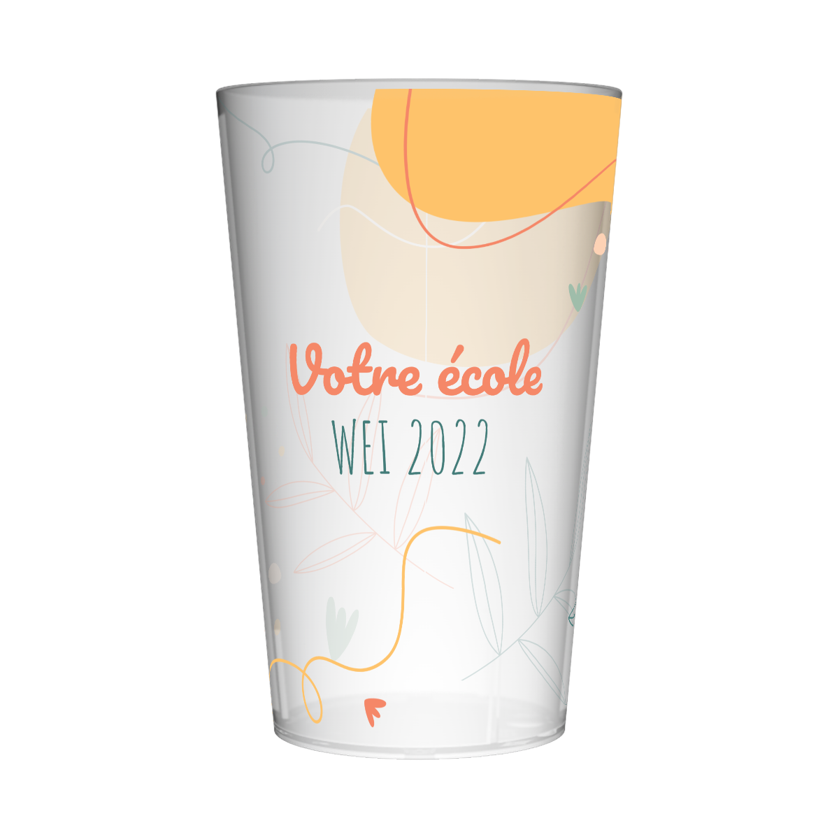 Gobelet personnalisé Week-end Intégration Vitalité