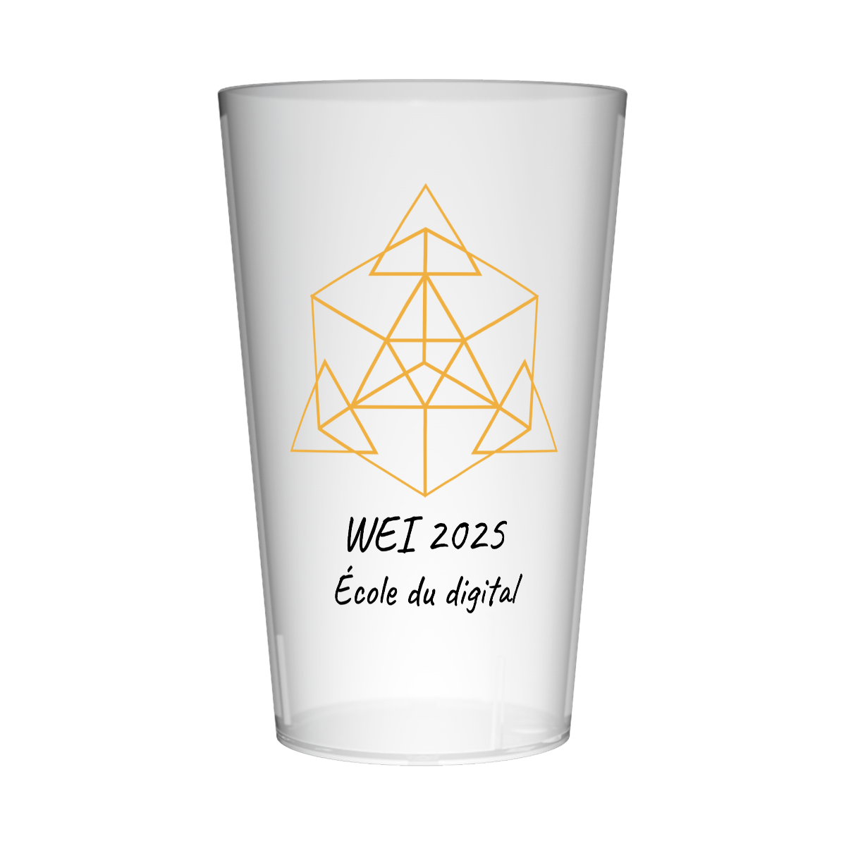 Gobelet personnalisé Week-end Intégration Minimaliste