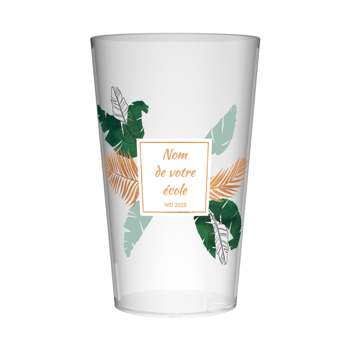 Gobelet personnalisé Week-end Intégration Feuillage