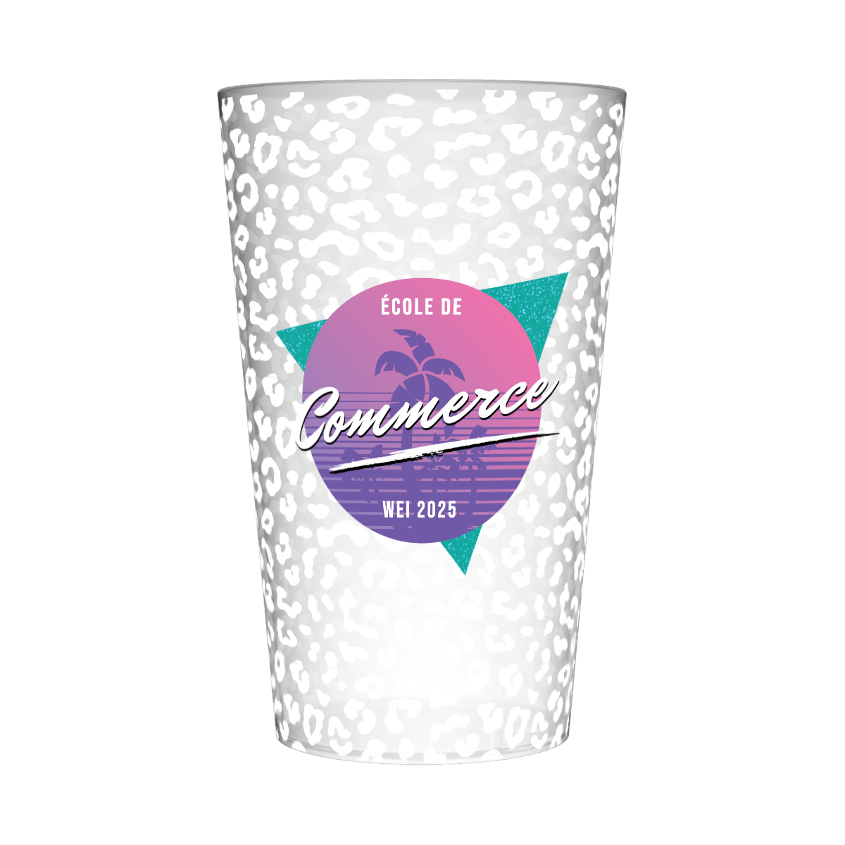 Gobelet personnalisé Week-end Intégration Tropical