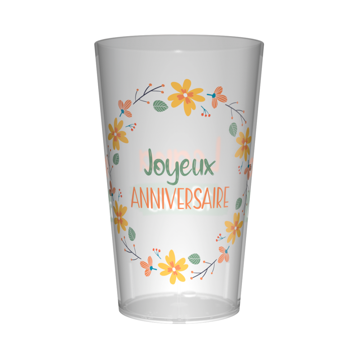 Gobelet personnalisé anniversaire Livre