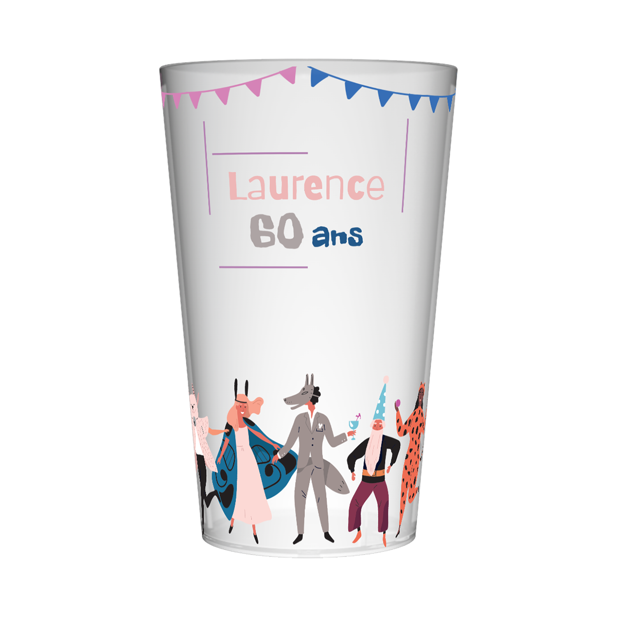 Gobelet personnalisé Anniversaire Soirée Déguisée