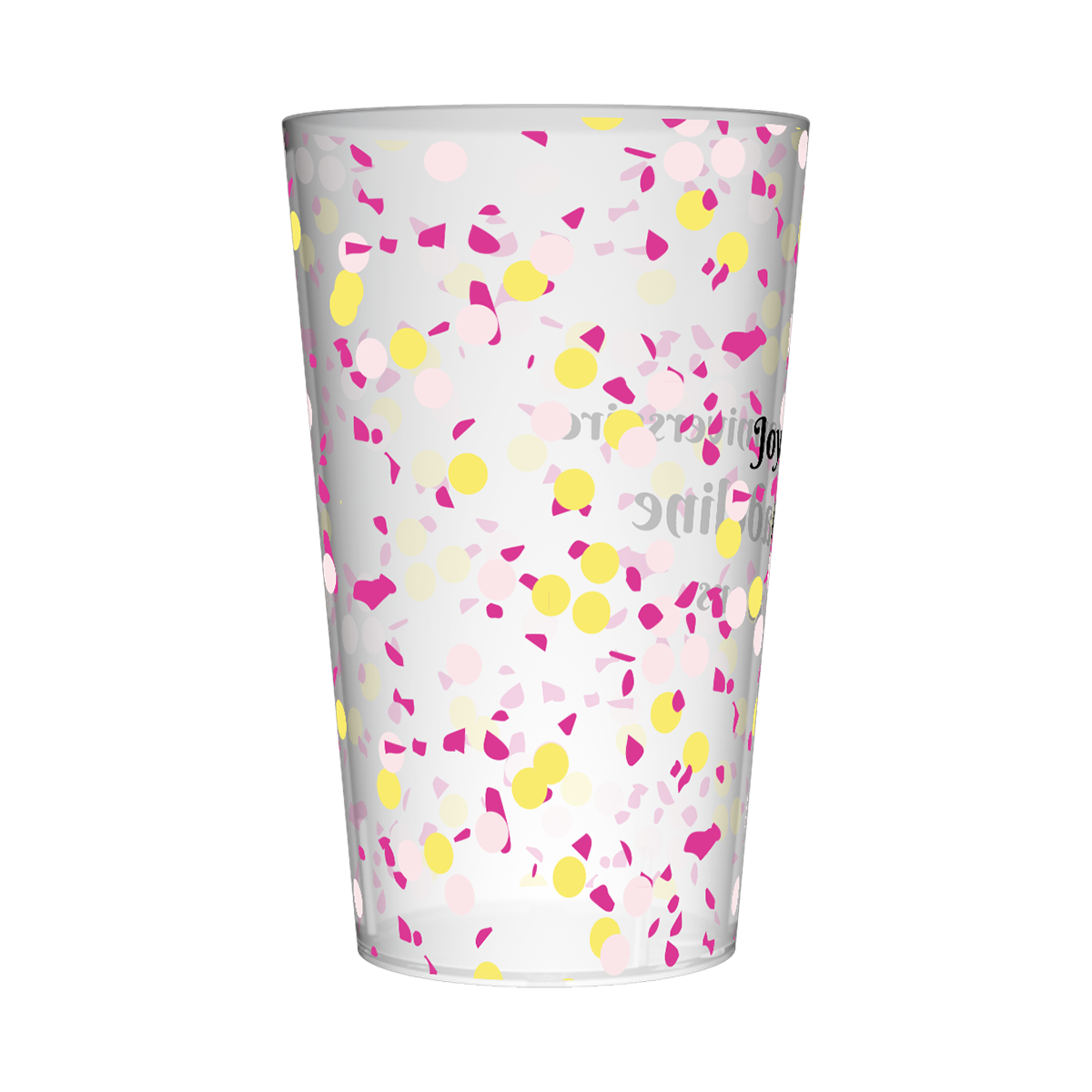 Gobelet personnalisé Anniversaire Confettis 2