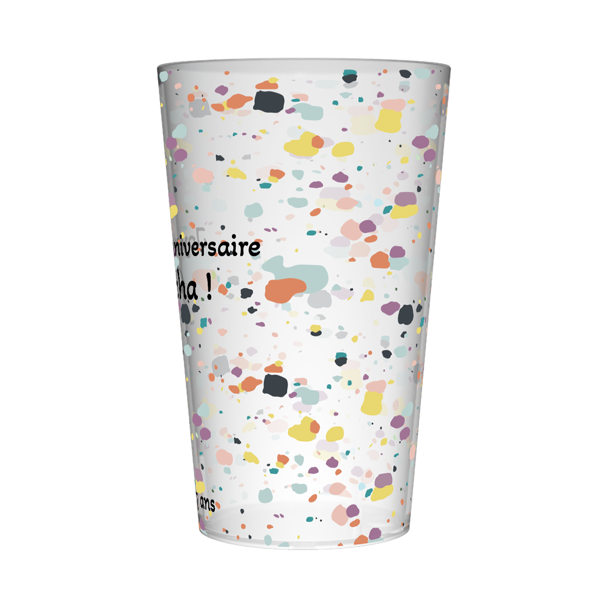 Gobelet personnalisé Anniversaire Taches 2