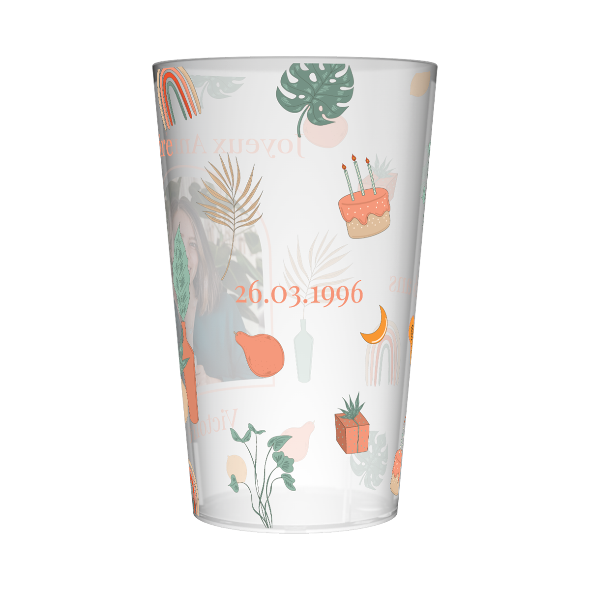 Gobelet personnalisé Anniversaire Chic 3