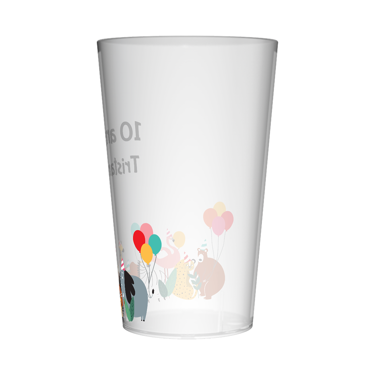 Gobelet personnalisé Anniversaire Animaux Sauvages 3
