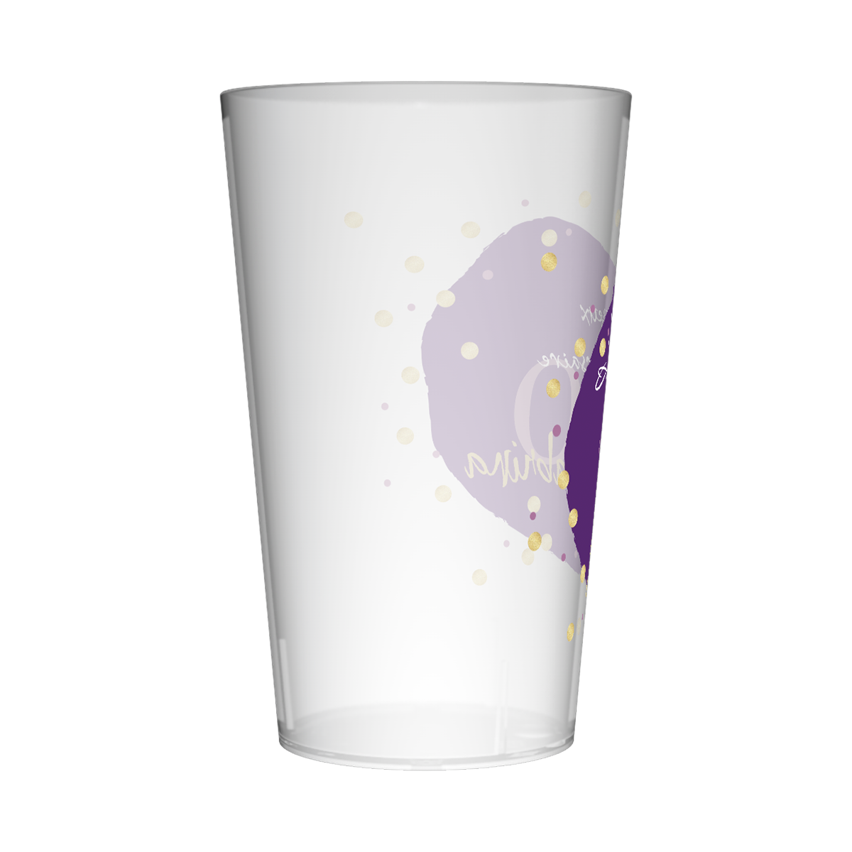 Gobelet personnalisé Anniversaire Violet 2