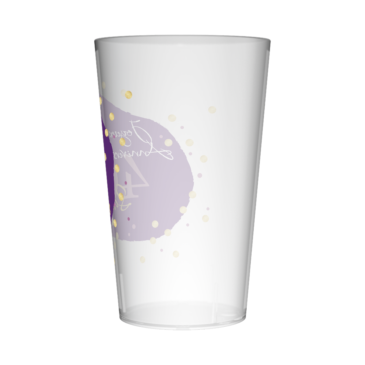 Gobelet personnalisé Anniversaire Violet 3