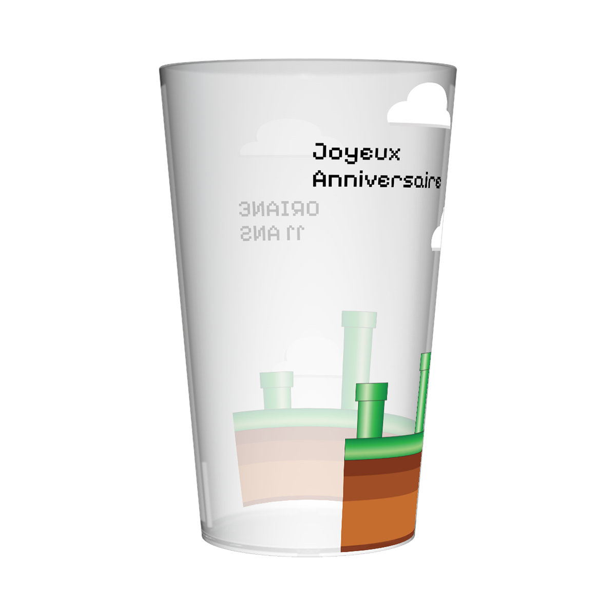 Gobelet personnalisé Anniversaire Jeu d'Arcade 2