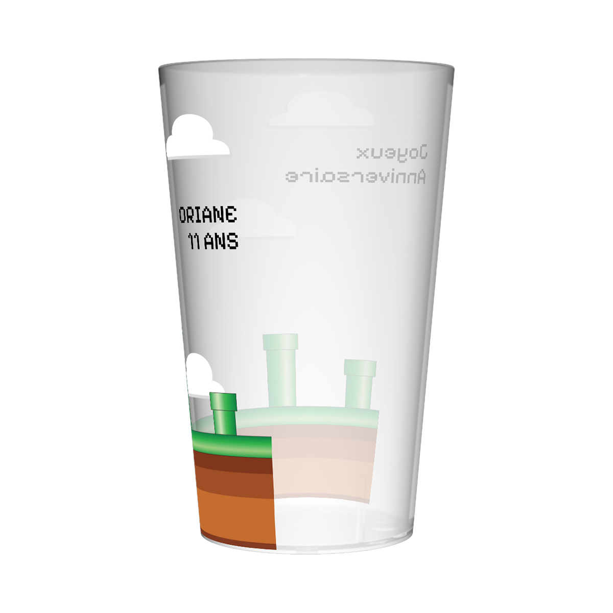 Gobelet personnalisé Anniversaire Jeu d'Arcade 3