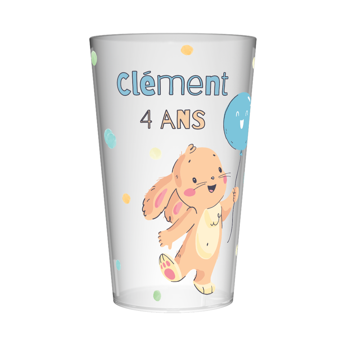 Gobelet personnalisé Anniversaire Lapin